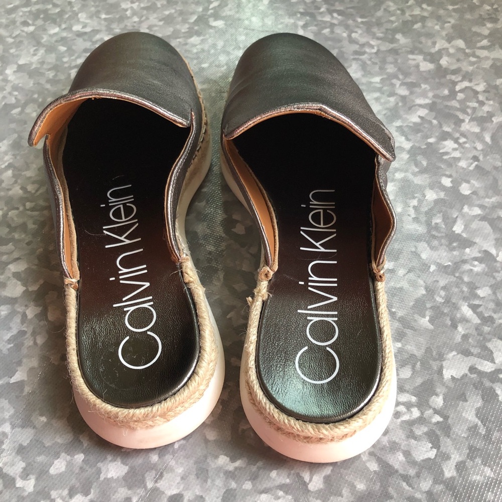 NWOT Calvin Klein Verie Espadrille Loafer Mules - Picture 6 of 8